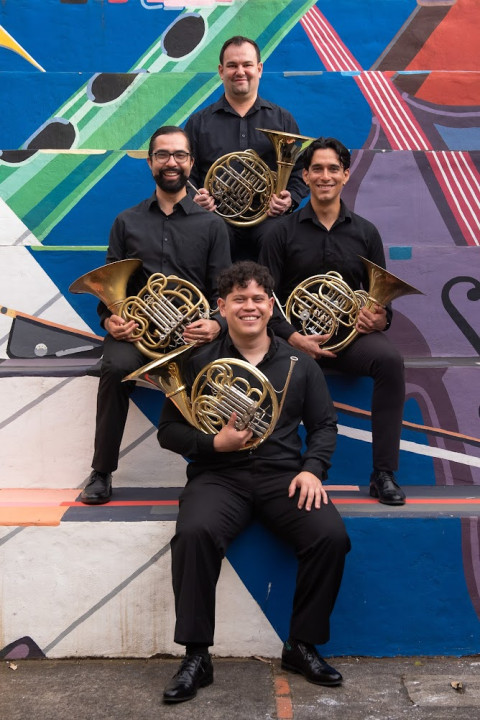 Imagen de Música al Atardecer: Cuarteto Costarricense de Cornos 
