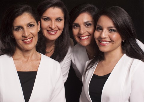 El Cuateto Vocal Yamí está integrado por tres hermanas y una sobrina