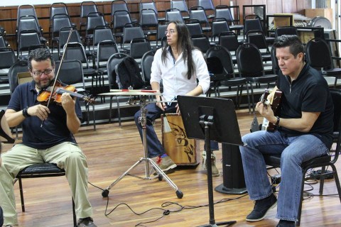 Los ensayos se realizan en el Centro Nacional de la Música.