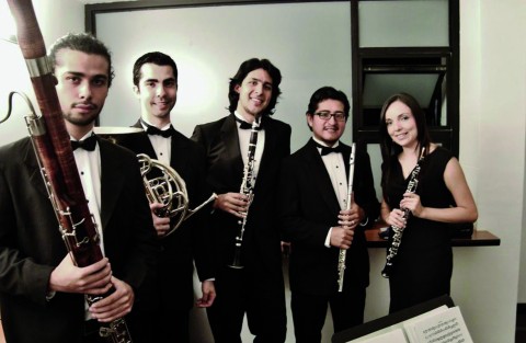 El Quinteto Matices de Madera.