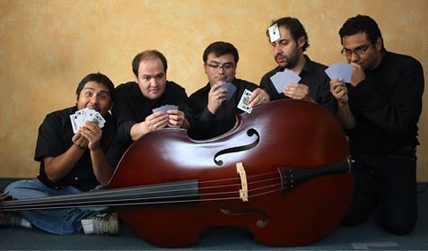 Libertango está conformado por Jorge Alvarado (piano), Fabrizio Barquero (guitarra), Pedro García (contrabajo), Juan Carlos Martínez (violín) y Héctor Murillo (acordeón). 