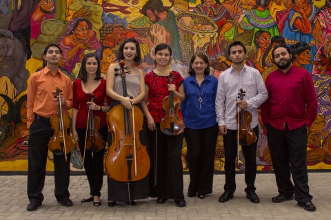 El ensamble está integrado por Mariana Salas y Roger León (violines),  Jeffrey Chavarría y Lucía Leandro (violas), Alberto Jara, (viola de gamba), Pedro García (contrabajo),  Tania Vicente (tiorba) y María Clara Vargas (clave).