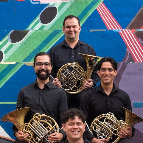 Música al Atardecer: Cuarteto Costarricense de Cornos 