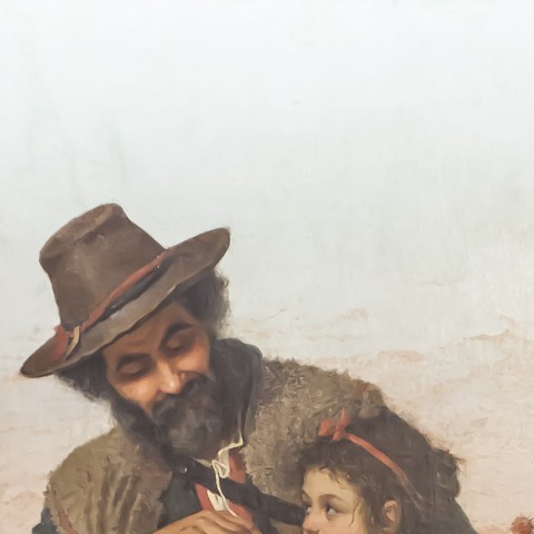 Pastor y niña