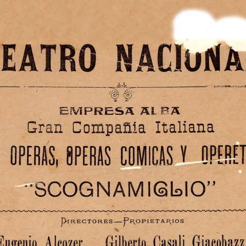 Afiche Espectáculo 1905