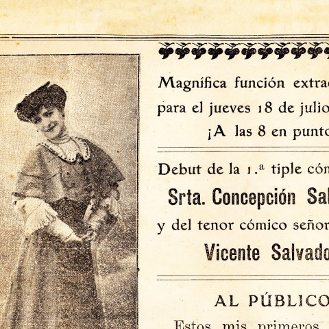Afiche Espectáculo 1907