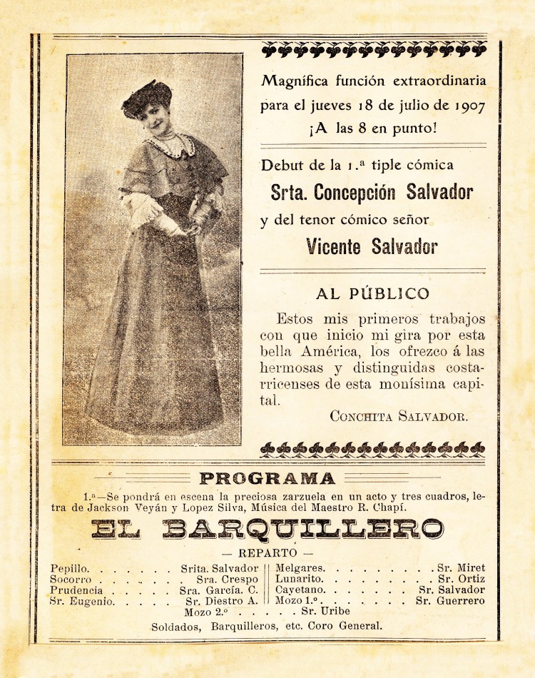 Afiche Espectáculo 1907